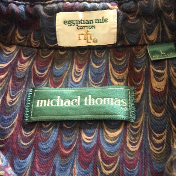 MICHAEL THOMAS EGYPTIAN NILE COTTON WALT DISNEY OLDSMOBILE GOLF CLASSIC POLO - Picture 3 of 7